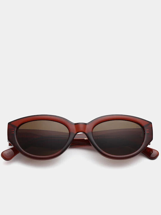A.Kjaerbede Winnie Sunglasses Brown with Frame A.Kjaerbede Winnie Sunglasses Brown with Frame