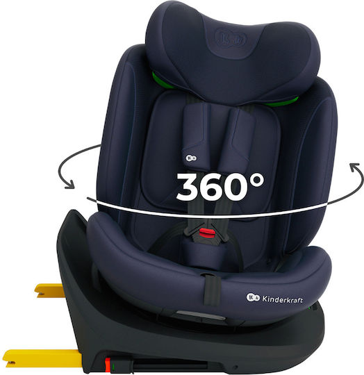 Kinderkraft I-Grow 2 Plus Καθισματάκι Αυτοκινήτου i-Size με Isofix Green