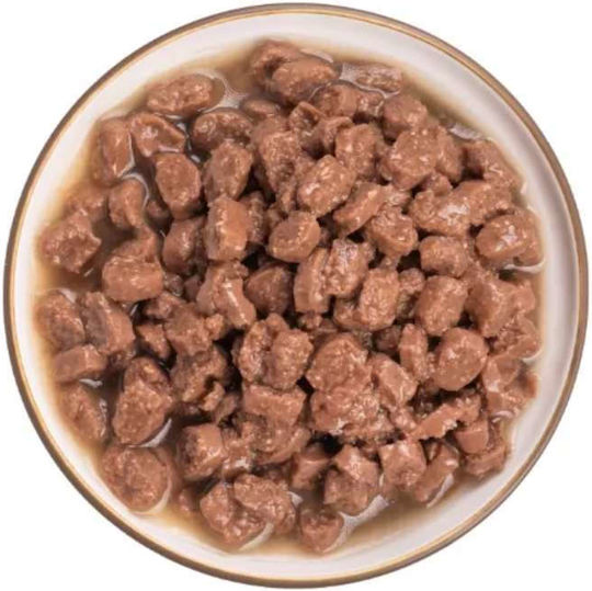 Pet Republic Nasses Katzenfutter für Erwachsene Katzen in Dose mit Rindfleisch, Huhn und Fleisch ohne Getreide 10x400gr