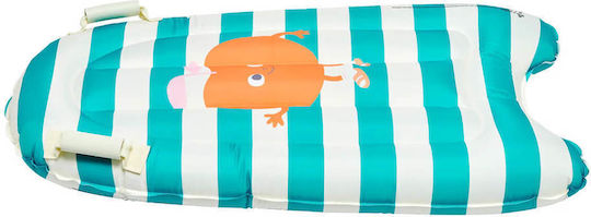 Sunnylife Kids Surf Mat Poppy Peach Green Stripe Multi 9339296072912