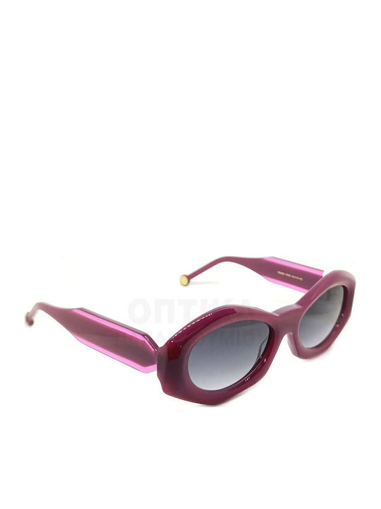 Rebecca Blu Rebecca Blu Damen Sonnenbrille mit Burgundischem Rahmen RB8860 RK06