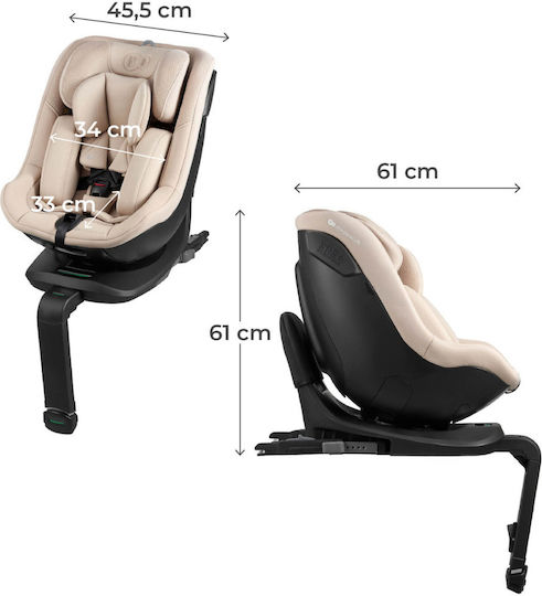 Kinderkraft I-Guard Airflow Car Seat i-Size with Isofix Beige