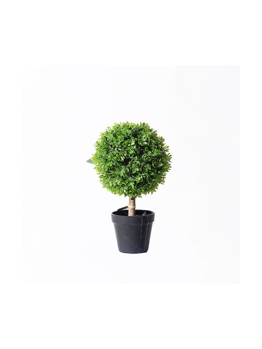 Supergreens Dekorative Künstliche Pflanzen Buxus Bonsai Grünes 35 cm 6-0862