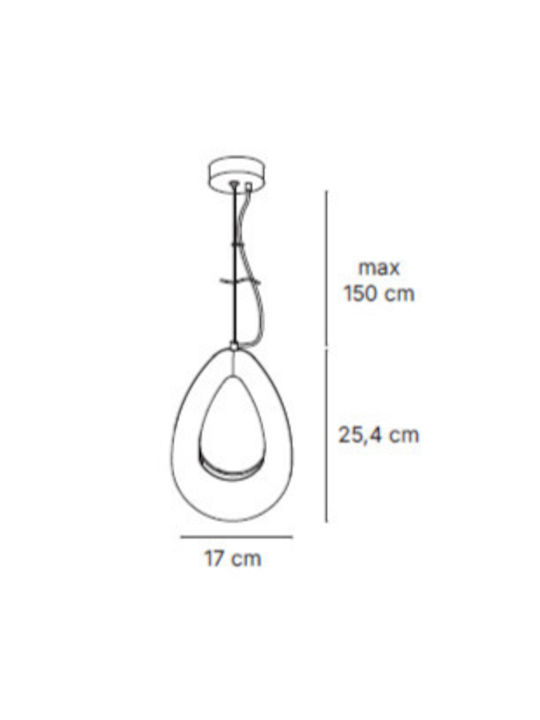 Inlight Ceiling Light White Ball with G9 Socket 25.4x25.4x17cm