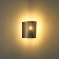 Eurolamp Arte Illumina Wall Lamp with E14 Socket Black 7.5x17x18cm