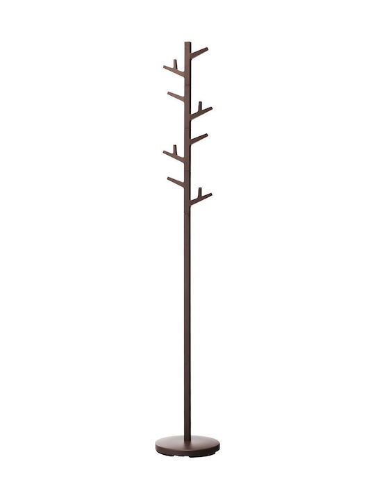 Yamazaki Καλόγερος Μεταλλικός Καφέ 28x28x176cm