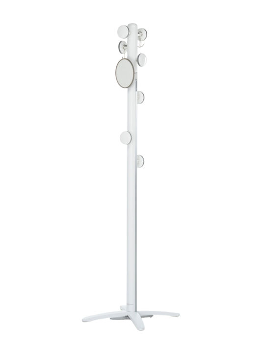 Foppapedretti Espansiva Lux Cuier Pom Din Lemn Alb 177cm