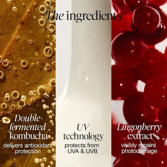 Leichter Sonnenschutzfluid Verfärbungshemmend SPF 50 Fresh Kombucha Mehrfachschutz Transparente UV 50 ml