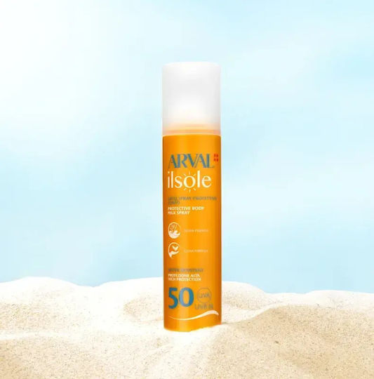 Arval Ilsole Protective Body Milk Spray Spf 50 200 Ml