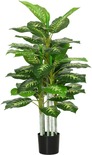 Homcom Artificial Decorative Plant 120 cm Height Black Pot Indoor Outdoor 830-433v01gn Homcom Artificial Decorative Plant 120 cm Height Black Pot Indoor Outdoor 830-433v01gn
