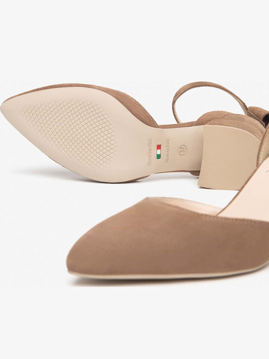 Leder Pumps Braune