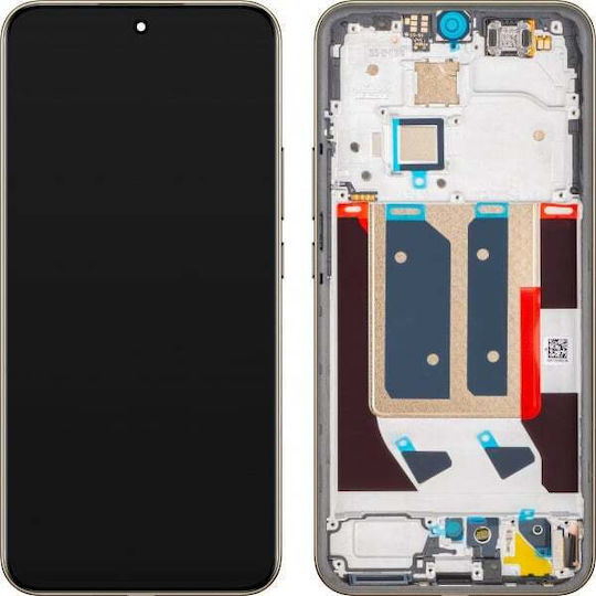 Realme Οθόνη με Μηχανισμό Αφής και Πλαίσιο για Realme 14 Pro+ (Λευκό)