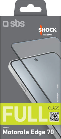 SBS Vollflächig Gehärtetes Glas Displayschutzfolie Für Motorola Edge 70