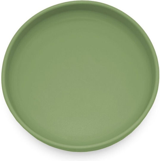 Petite & Mars Farfurie de Mâncare pentru Copii din Silicon Verde
