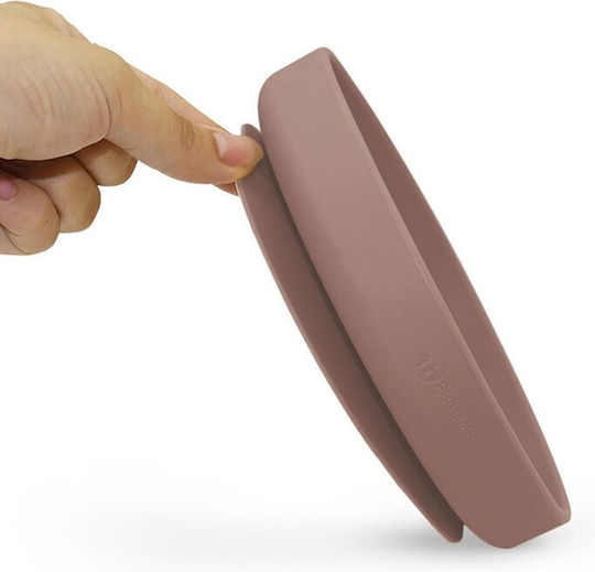 Petite & Mars Farfurie Pentru Copii Din Silicon Maro