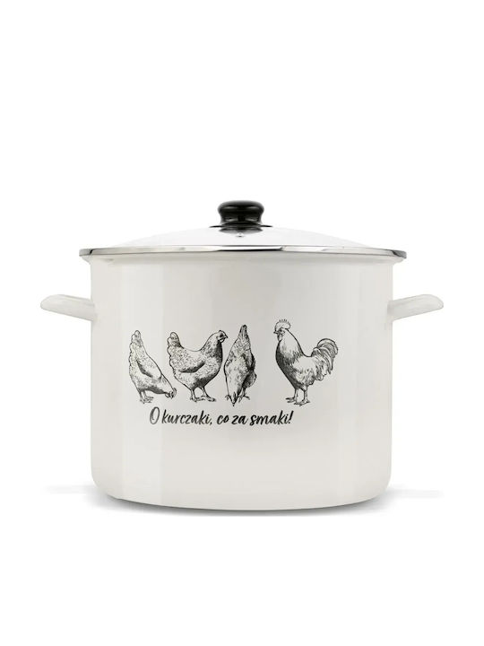 Tadar Round Dutch Oven with Glass Lid 12cm 12lt