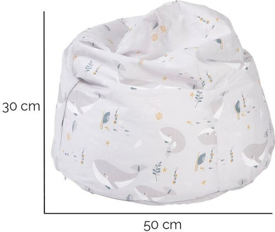 Παιδικό Πουφ 35x50εκ. Γκρι