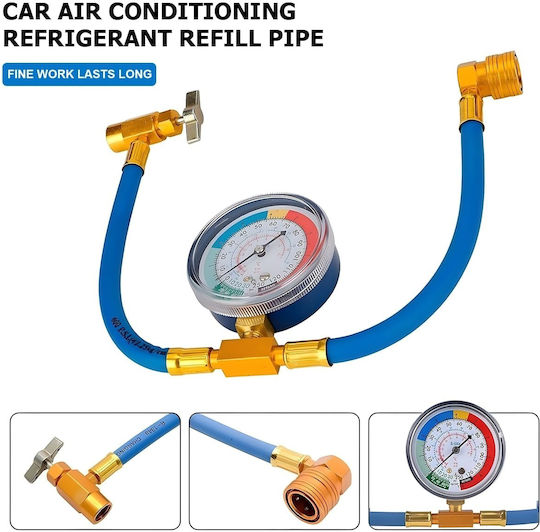 Kit Încărcare Freon Auto Furtun 1/2 Acme Manometru R134a R12 R22 Aer Condiționat Auto Rezidențial