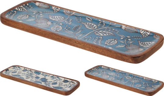 Dekorative Platte Blau 30x10x10cm