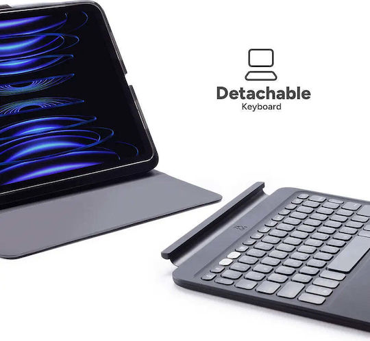 Zagg Pro Keys 2 Keyboard Compatible Ipad Air 11 M4 M3 M2 Black