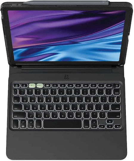 Zagg Pro Keys 2 Keyboard Compatible Ipad Air 11 M4 M3 M2 Black
