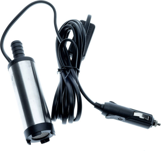 Pompă Auto Transfer Lichide Filtru Zola 12v Debit 12 L Min 8500 Rpm Adaptor Priză Brichetă Cleme Alimentare Oțel Inoxidabil