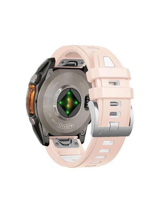 Curea Silicon Roz (Fenix 5S/5S Plus/6S/6S Pro/7S/7S Pro/8 (43mm) Amazfit Balance)