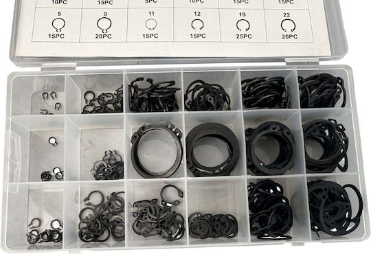 Σετ Εξωτερικές Ασφάλειες Seeger 300τμχ Gebo Tools