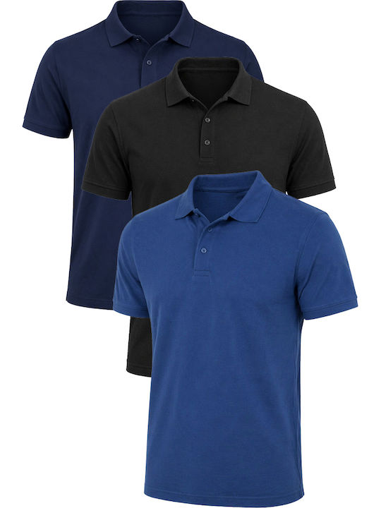 Polo Herrenbluse Blau