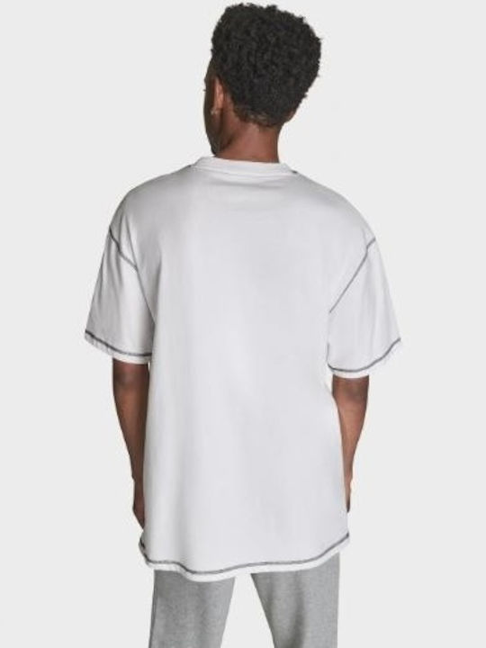 Herrenblusen Kurzarm T-Shirt Weiß