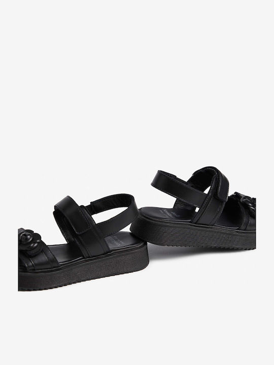 Sandale Tip Pantof Negre