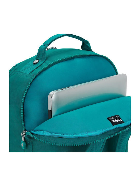 Kipling Seoul Τσάντα Πλάτης για Laptop 15" σε Πράσινο χρώμα