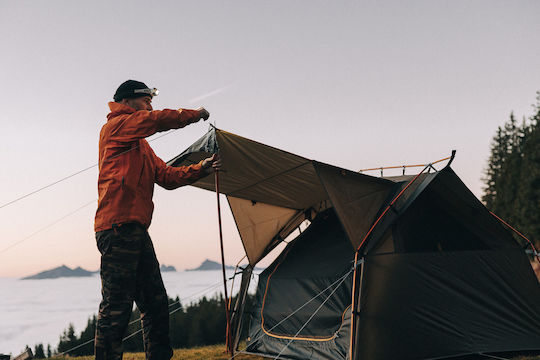 Kampa Stargazer Сцена Къмпинг Сива с Двойно Платно за 3 Души 230x230x150см 9120002489