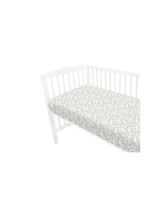 MimiNu Set Lenjerii De Patut Bebe Pentru Patut Din Bumbac Multicolore 120x60cm