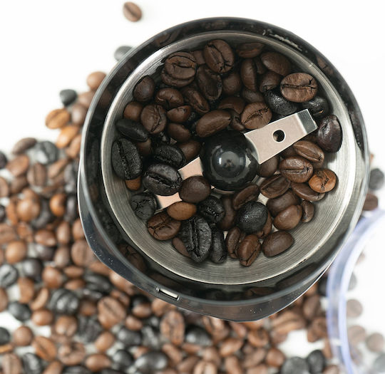Jocca Electric Coffee Grinder with 60g Capacity Black