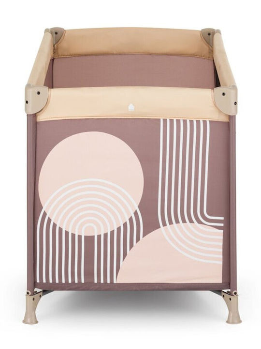 Petite & Mars Playpen With Mattress Brown 60x120cm
