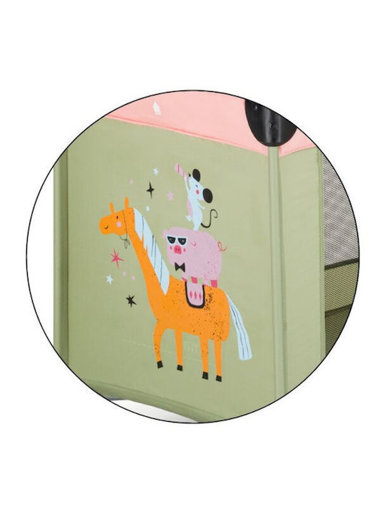 Petite & Mars Loc de joacă cu saltea bej 60x120cm