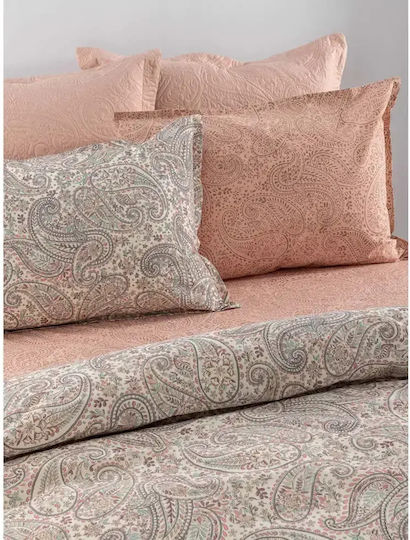 Palamaiki Ste101 Σετ Μονό 3τμχ 110x200+32εκ. με Λάστιχο Rose Palamaiki Ste101 Σετ Μονό 3τμχ 110x200+32εκ. με Λάστιχο Rose