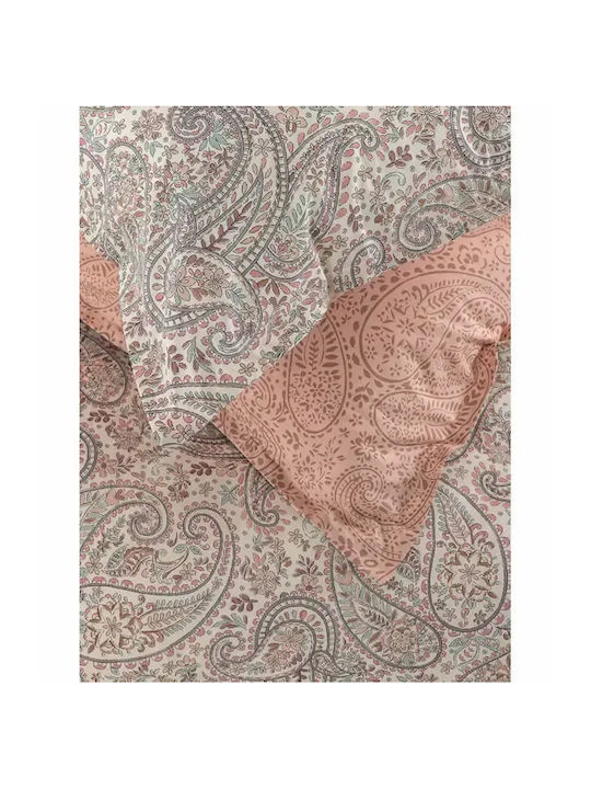 Palamaiki Ste101 Σετ Σεντόνια Μονά με Λάστιχο 110x200+32εκ. Rose (3τμχ)