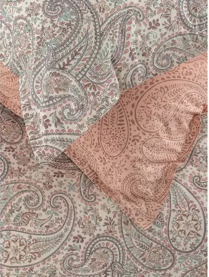 Palamaiki Ste101 Комплект Чаршафи Единични с Ластик 110x200+32см Rose (3бр)