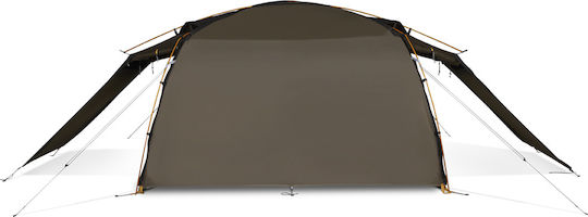 Kampa Mossborn-K Къмпинг Сцена Тунел Кафява с Двойна Плат 4 Сезона за 2 Хора 390x165x135см