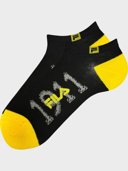 FILA Kids Ankle Socks Black 3 Pairs