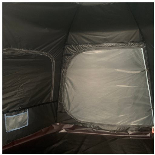 Hupa Auto X-Agon Cort de Camping Automat Albastru cu Dublu Material 3 Anotimpuri pentru 4 Persoane 280x280x135 cm