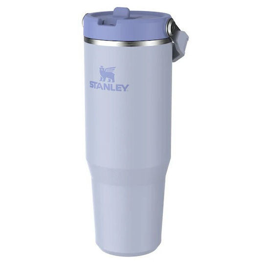 Stanley IceFlow Flip Straw 2.0 Ποτήρι Θερμός Ανοξείδωτο BPA Free 890ml Καλαμάκι New Drop με Καλαμάκι