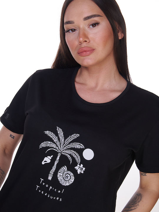 Comfort Summer Women's Pyjama Set Black
