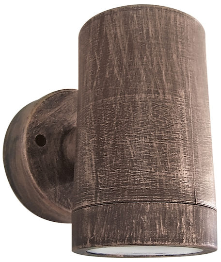 Heronia Wall-Mounted Outdoor Spot GU10 IP54 7.3x9.2cm