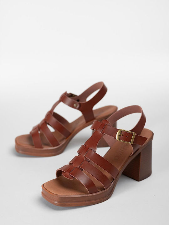 Women's Sandals Tabac Brown