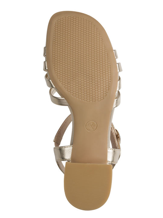 Goldene Damen Sandalen