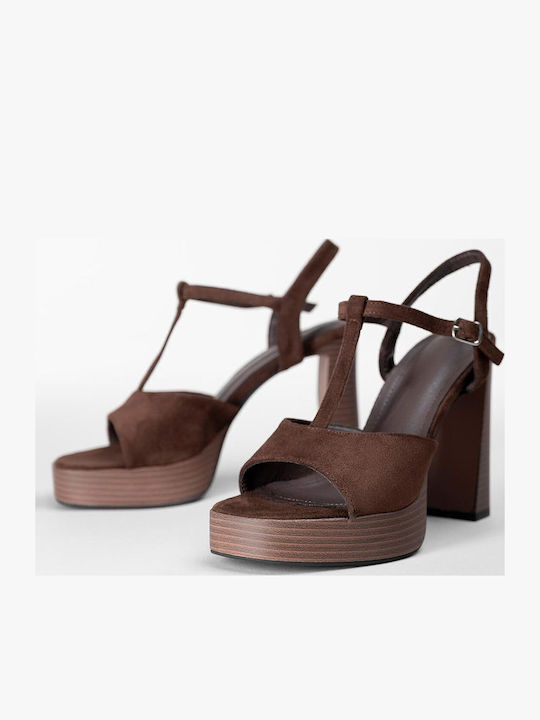 Suede Πέδιλα Καφέ
