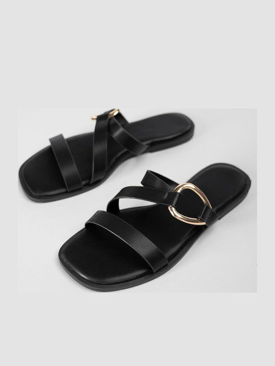 Women's Flat Sandals Black